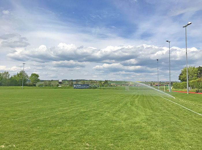 Bewässerungsanlagen für den Sportplatz Randenblick