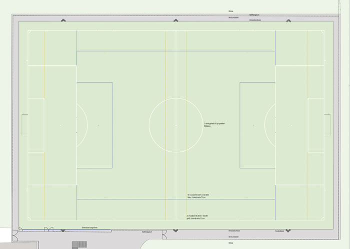 Sanierung Kunstrasenfeld - Sportplatz Bleiche Steinach