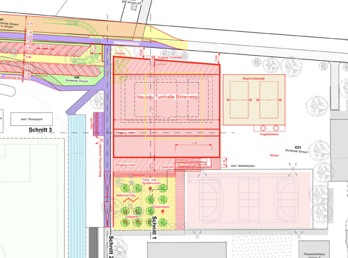 Neubau Dreifachsporthalle, Sirnach TG