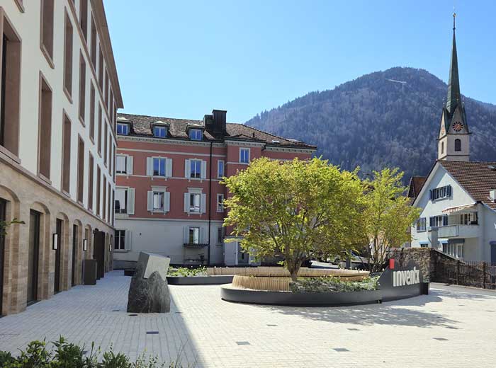 Neubau Umgebungsgestaltung Mehrwerk Chur, GR