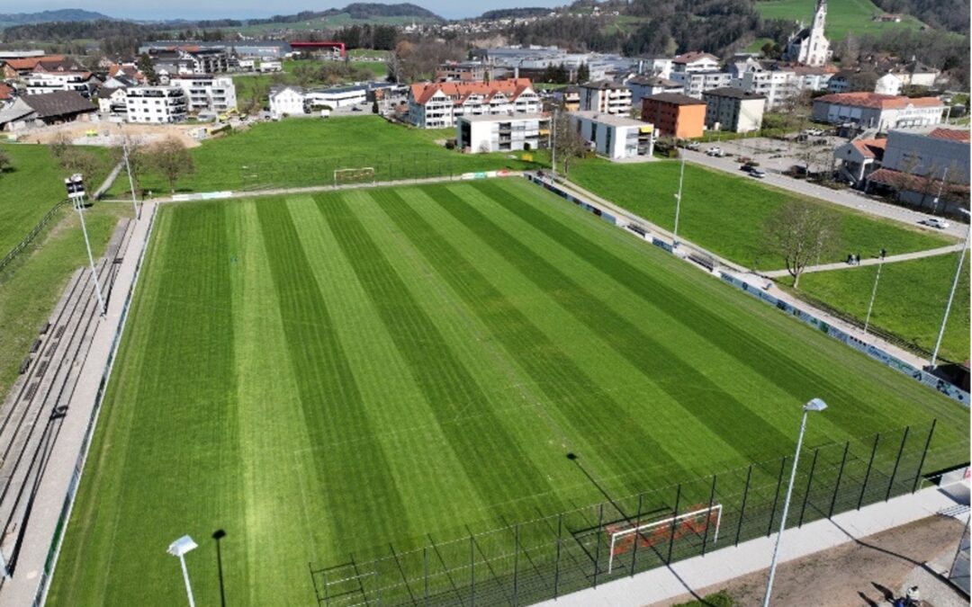 Abschluss Sanierung Naturrasen – Sportplatz Ifang Bazenheid SG