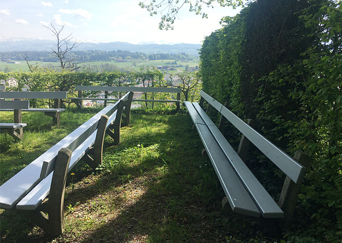 Ausblick auf die umgebende Landschaft