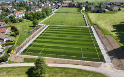 Fertigstellung Sportplatz Sonnmatt Kirchberg